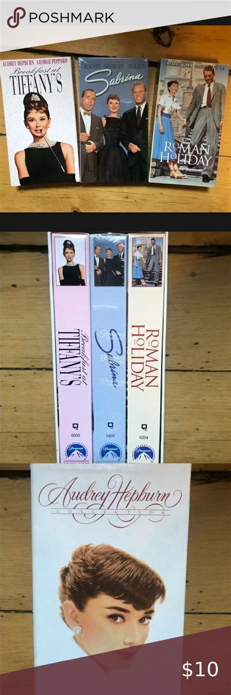 Audrey Hepburn Collection Vhs Breakfast At Tiffany S Roman Holiday