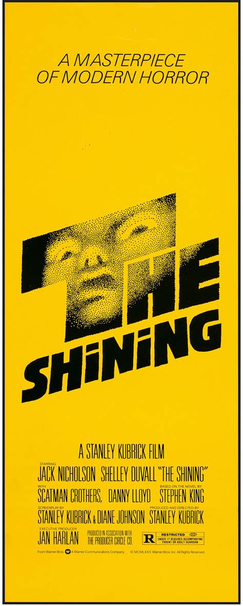 The Shining Saul Bass Rolled Sh X Vintage Original Movie