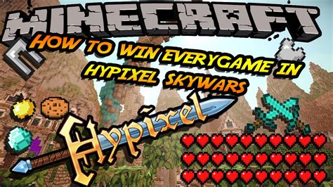 How To Win Every Hypixel Skywars Game Youtube