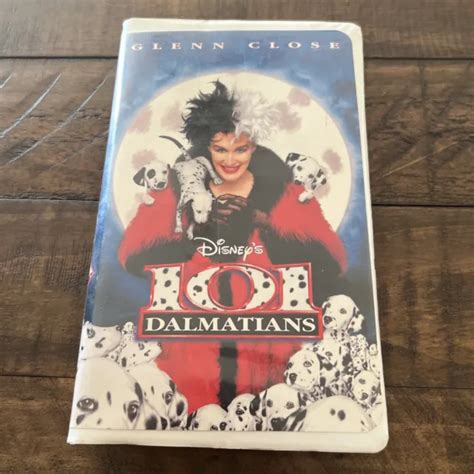 101 DALMATIANS LIVE Action VHS Disney Clamshell Glenn Close Buy 2 Get