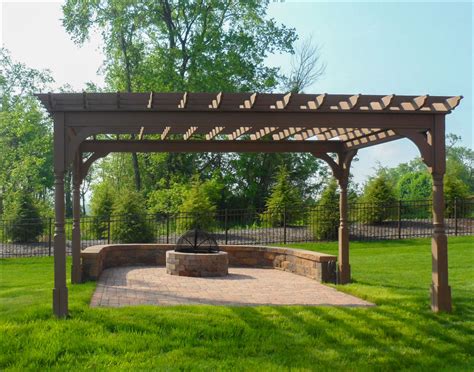 Customers Photo 10 X 16 Treated Pine Deluxe 4 Beam Pergola