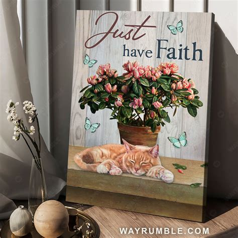 Butterfly Lover Just Have Faith Butterfly Poster Fridaystuff