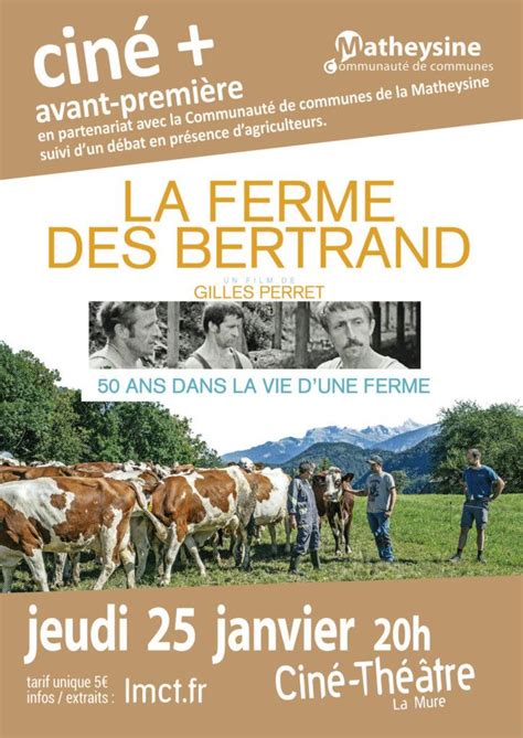 Ciné La Ferme des Bertrand Communauté de Communes de la Matheysine