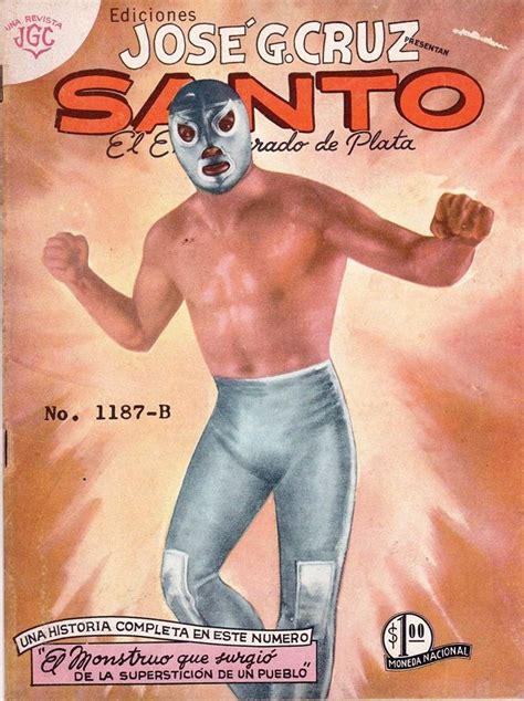 SANTO EL ENMASCARADO DE PLATA 1960 JGC 1 Ficha de número en Tebeosfera