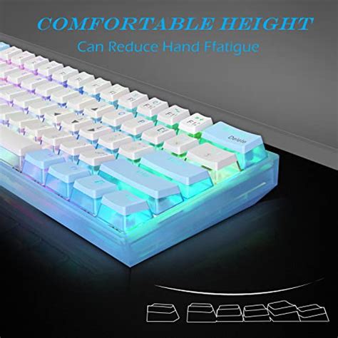 Womier WK Keyboard Mechanical Hot Swappable Ultra Compact RGB Gaming Keyboard W Pudding