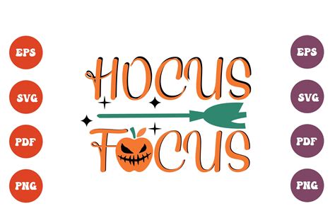 Halloween Sublimation Hocus Focus Svg Graphic By Lmy · Creative Fabrica