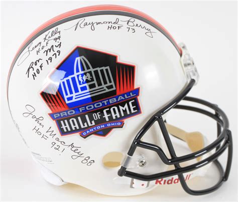 Lot Detail 2000s Nfl Hall Of Fame Multi Signed Full Size Display