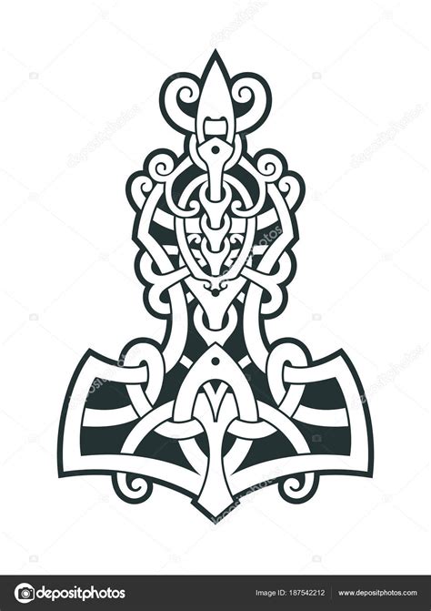 Mjolnir Thors Hammer Viking Hammer Norse Svg Cut File Cricut Silhouette