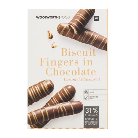 Caramel Flavoured Biscuit Fingers In Chocolate 84 G Za