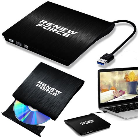 Napęd CD R DVD ROM RW zewnętrzny nagrywarka odtwarzacz przenośny USB 3