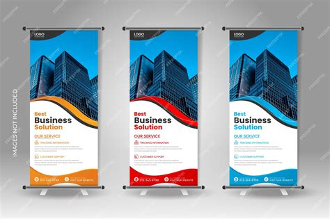 Premium Vector Rollup Rollup Banner Rollup X Banner Vertical Signage