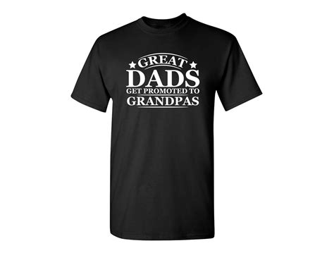 Great Dads Get Promoted To Grandpas Sarcastic Humor Graphic Etsy