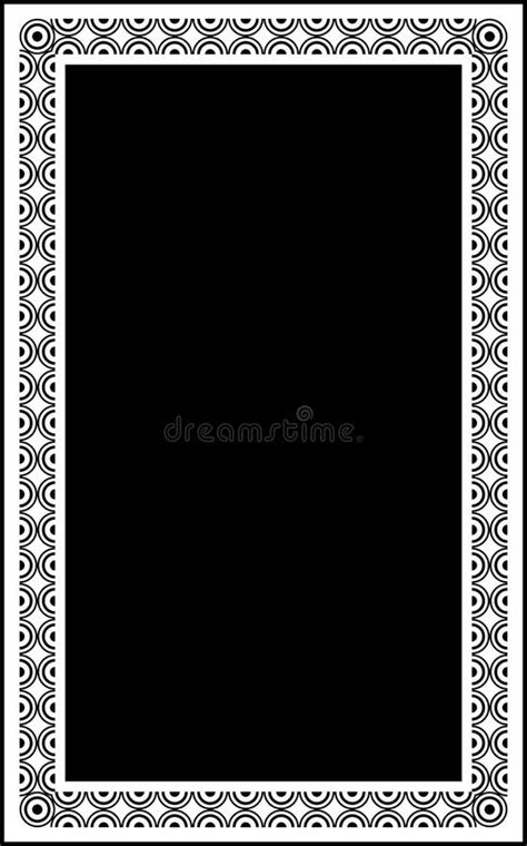 Vintage Frame And Border With Swirls And Dots Stock Vector