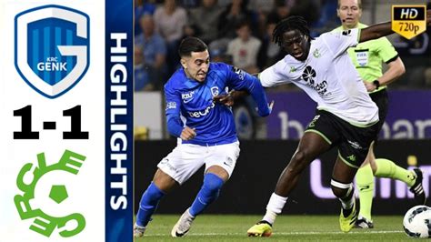 KRC Genk Vs Cercle Brugge 1 1 Highlights Racing Genk Cercle De