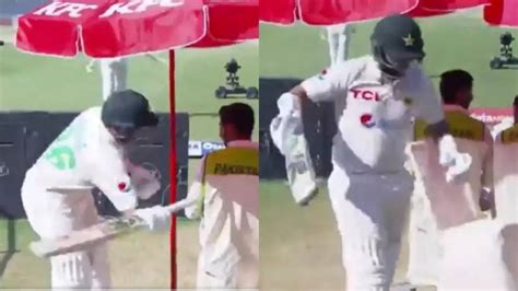 Watch Imam Ul Haq Smashes A Chair With His Bat After Getting Stumped