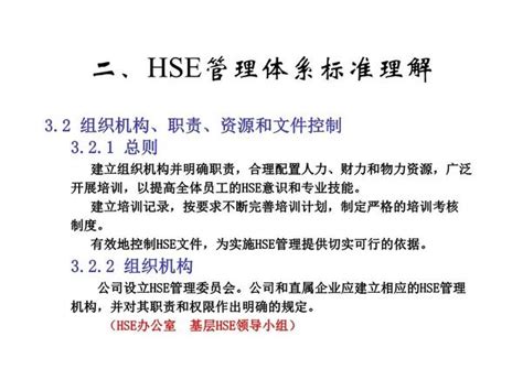 Hse管理体系标准ppt课件 知乎