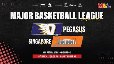 LIVE MBL Regular Season 2022 G05 Pegasus Sports VS Singapore