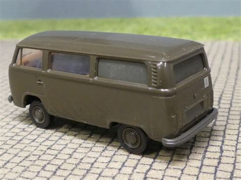 Modellspielwaren Reinhardt 1 87 Brekina VW T2 Militär Bus M2