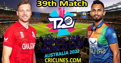 Today Match Prediction England Vs Sri Lanka Dream Icc T World Cup