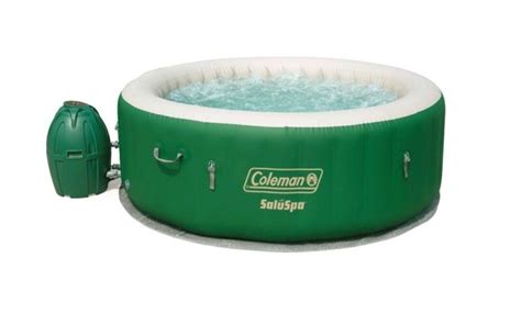 Coleman Saluspa Inflatable Hot Tub Spa Jacuzzi Green White X Person For Sale From