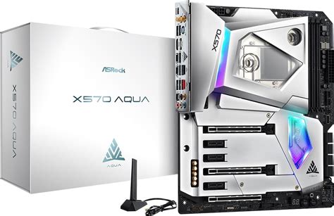 Asrock X570 Aqua Amd X570 Ryzen Socket Am4 E Atx Desktop Motherboard