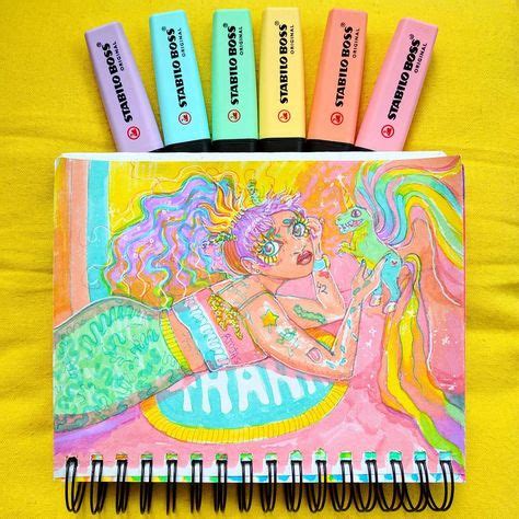 31 Highlighter Art ideas | highlighter, art, sktchy