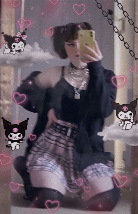 Aesthetic Kuromi Sanrio Outfitideas Alternative Alternativegirl