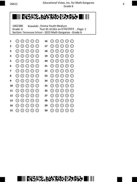 Math Kangaroo Questions And Answers Andrea Vance