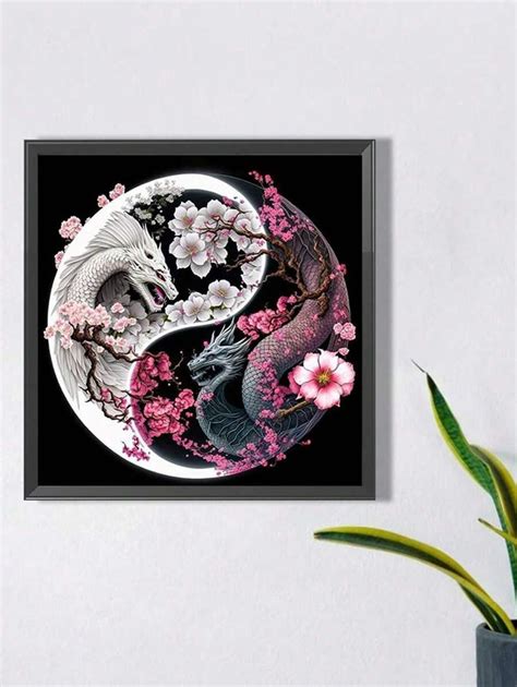 Pc Dragon Pattern Diy Diamond Painting Without Frame Modern Pmma Diy