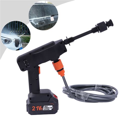 V Schnurlos Pressure Cleaner Washer Gun Water Waschpistole Hose