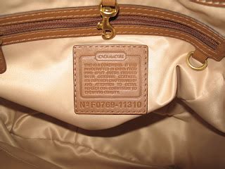 Do Authentic Coach Purses Have Serial Numbers Paul Smith