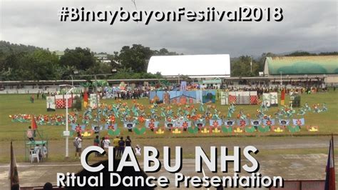 Ciabu Nhs Ritual Presentation Binaybayon Festival 2018 Youtube