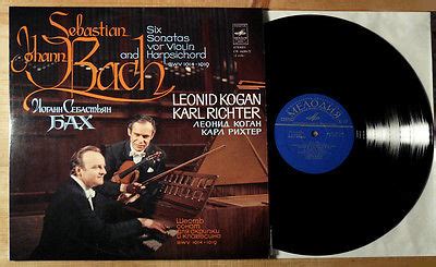 Popsike Bach Violin Sonatas Kogan Richter Lp