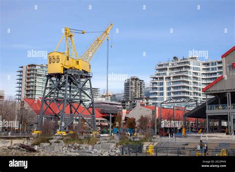 A View Of The Lower Lonsdale Shipbuilders Square And Area Where