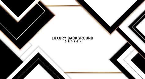 black and white luxury geometric design background 3523323 Vector Art ...