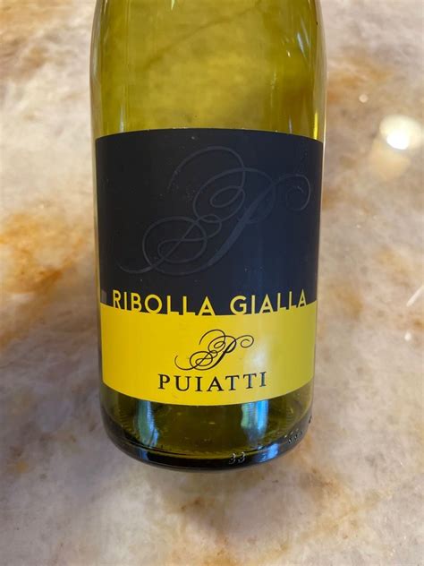 2016 Puiatti Friuli Ribolla Gialla Italy Friuli Venezia Giulia