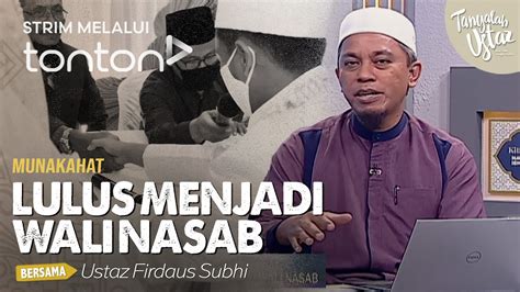 Full Tanyalah Ustaz Mon Nov Munakahat Lulus Menjadi