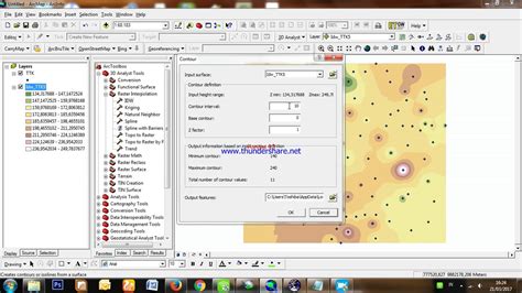 Tutorial Cara Membuat Kontur Di ArcGis YouTube