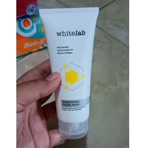 Jual Whitelab Brightening Facial Wash Sabun Cuci Muka Ml Shopee