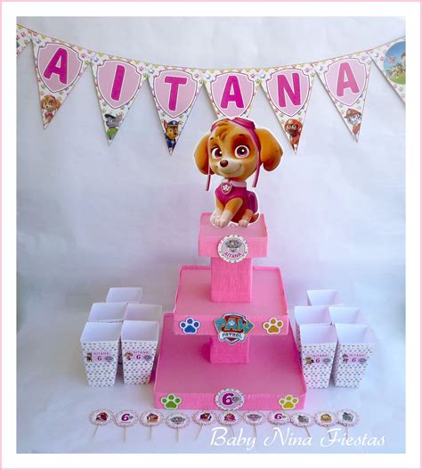 Baby Nina Fiestas Kit De Cumplea Os Patrulla Canina Para Aitana