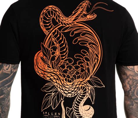 Sullen Clothing Men S T Shirt Snake Maison Et Vie