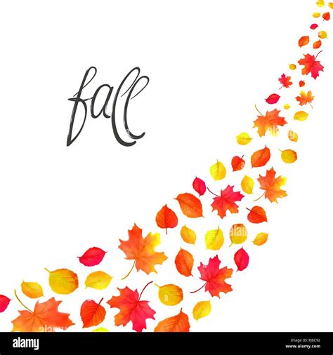 Fall Leaves Falling Clip Art