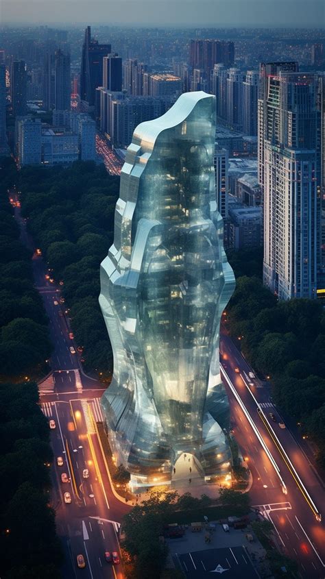 A Building with Futuristic Architecture Design