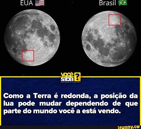 Brasil Saia Como A Terra Redonda A Posi O Da Lua Pode Mudar