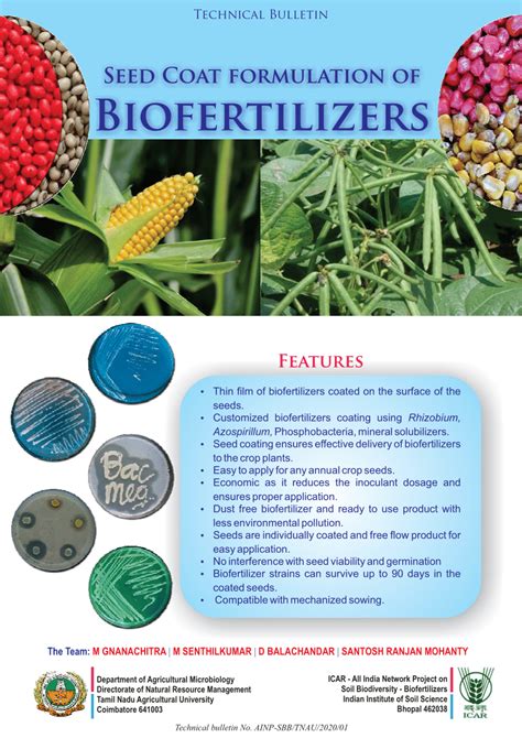 PDF Seed Coating Biofertilizer Technology