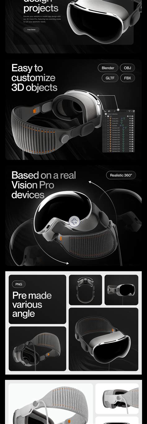 Apple Device 3d Vision Pro 428138 Templatemonster
