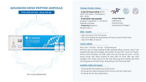 Advanced Meso Peptide Ampoule Tinh Chất Giảm Nếp Nhăn Dưỡng ẩm Tăng