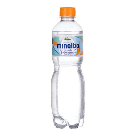 Minalba Água Mineral c Gás Garrafa PET 1 5L 500ml Barrigudinha