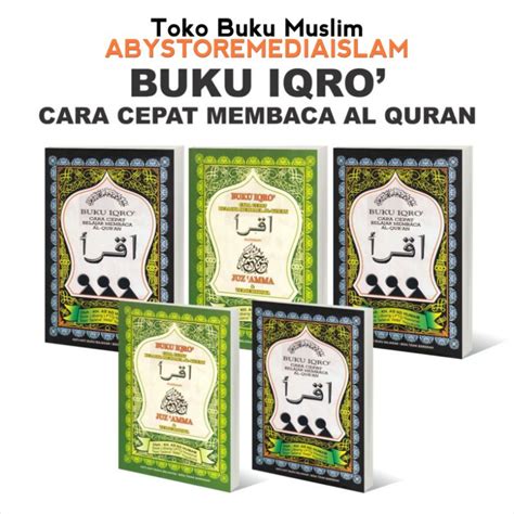 Jual Buku Iqro Besar Kertas Hvs Buku Iqra Hitam Dan Iqro Hijau Juz Amma