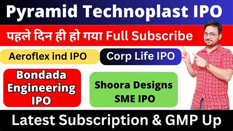 Pyramid Technoplast Ipo Gmp And Subscription Aeroflex Industries Ipo